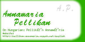 annamaria pellikan business card